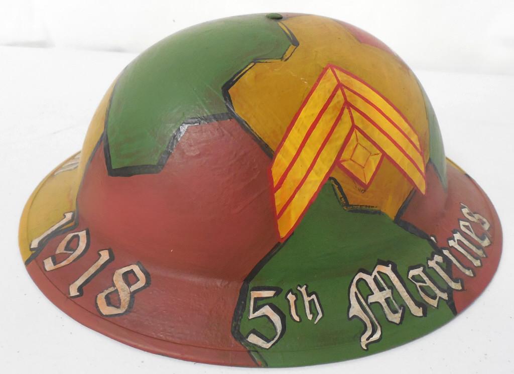 Decorated Military Helmet 1ST Battalion unique helmet: unique helmet (metal)