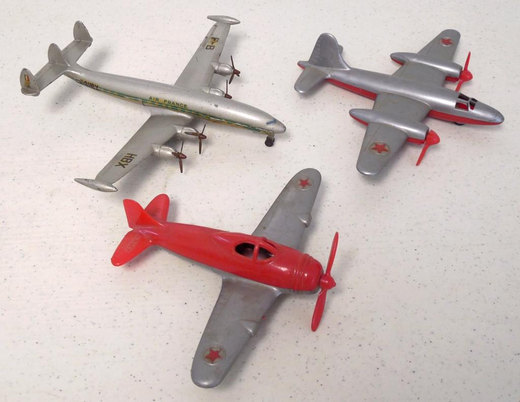 lot of 3 Airplanes, one Dinky, two Hubley (1 of 6)