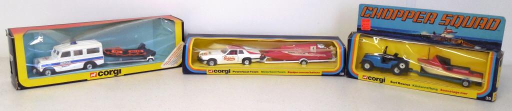 lot of 3 Corgi toy cars in boxes (1 of 8)
