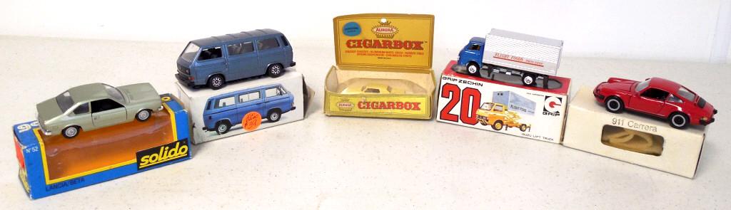 lot of 5 die cast cars Aurora, Schabak, Grip other (1 of 2)