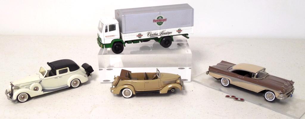 4 cars & truck: w/ boxes NZG Modelle & others (1 of 8)