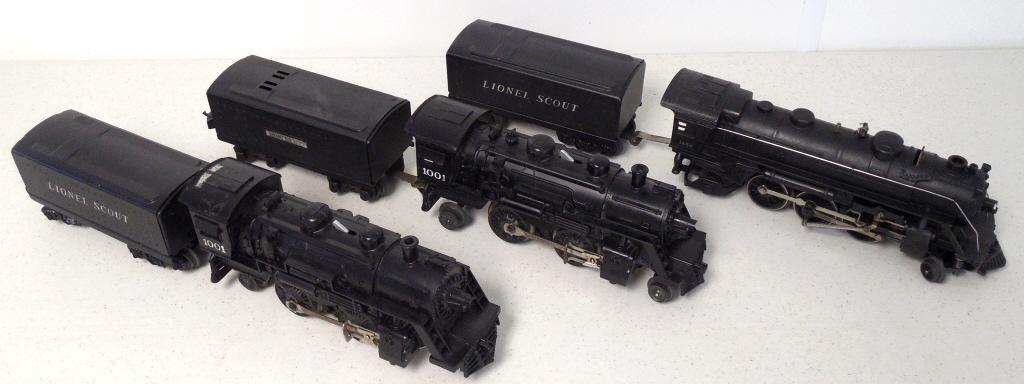 lot of 6 Lionel engines and coal cars (1 of 4)