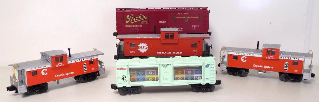 lot of 5 Lionel train cars without boxes (1 of 4)