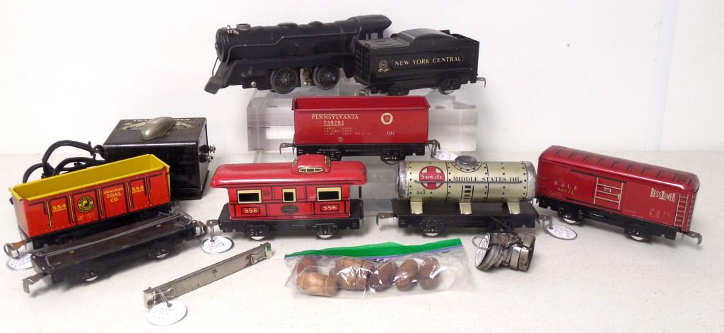 Marx 8995 steam train set (1 of 9)