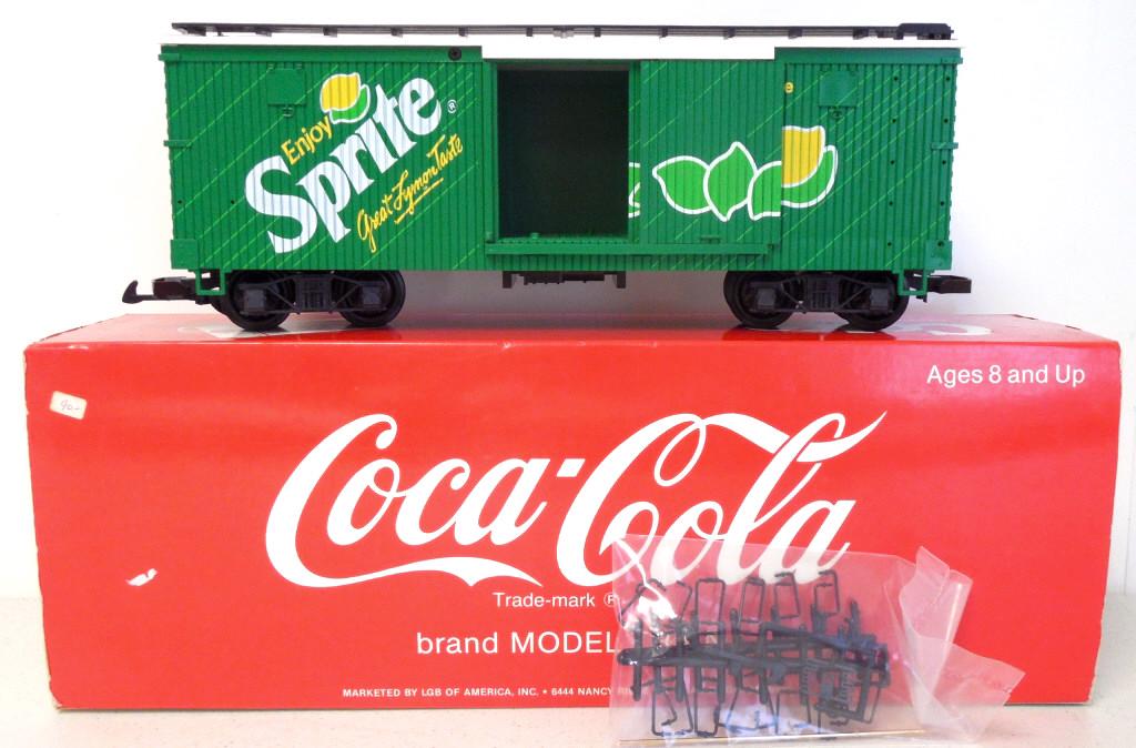Coke model train Sprite edition (1 of 2)