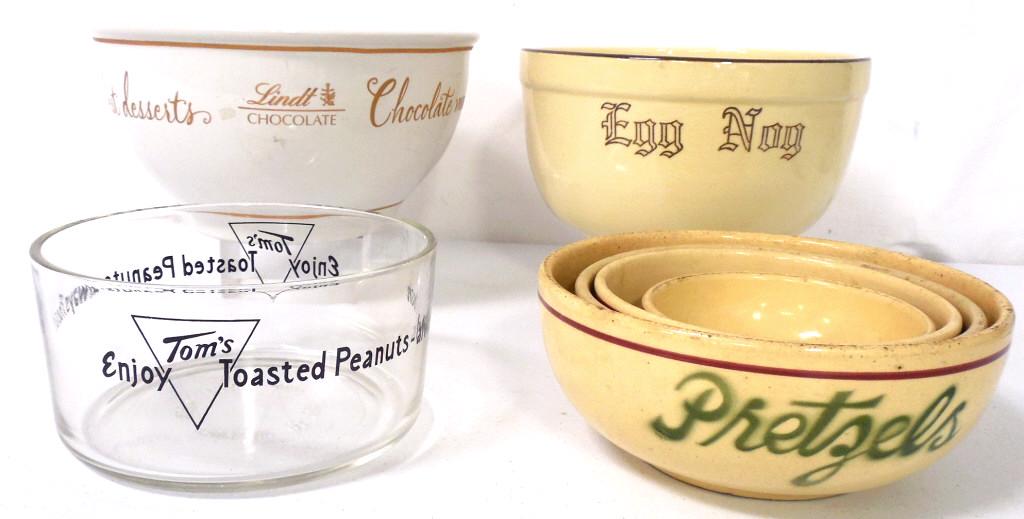 Lot of 4,Assorted Glass Bowls,Punch Bowls (1 of 15)