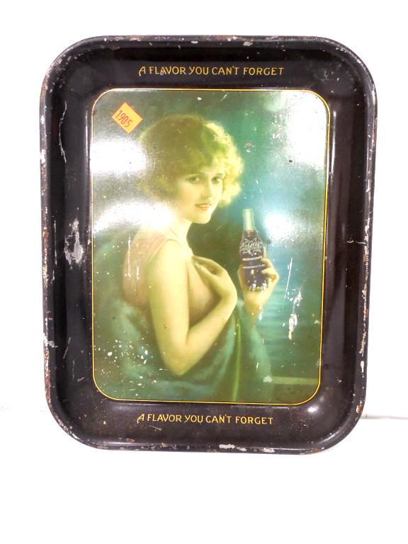 NuGrape Tin Advertising Tray 10 1/2x13 (1 of 4)