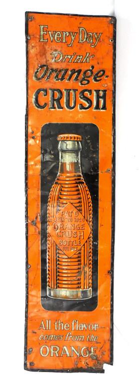 Orange Crush Tin Sign 9x35 (1 of 7)