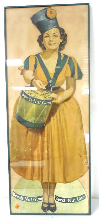 Beech-Nut Advertising Cardboard in Frame (1 of 6)