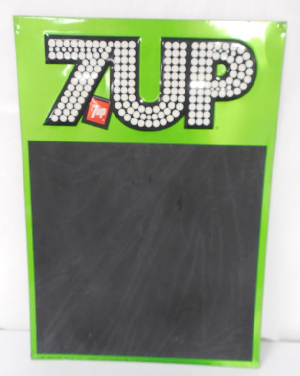 7UP Tin Blackboard Sign (1 of 6)