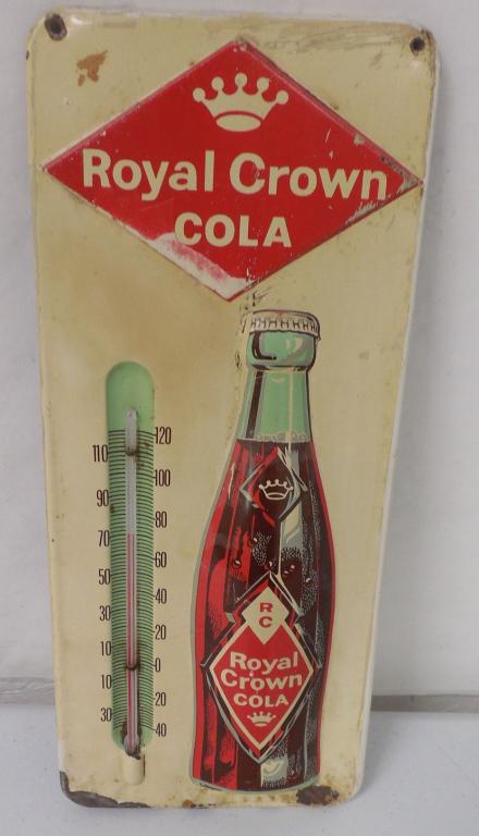 Royal Crown Cola Tin Thermometer (1 of 5)