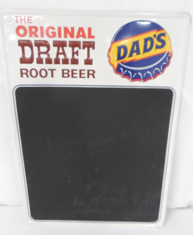 Dad's Draft Root Beer Tin Blackboard Sign (1 of 6)