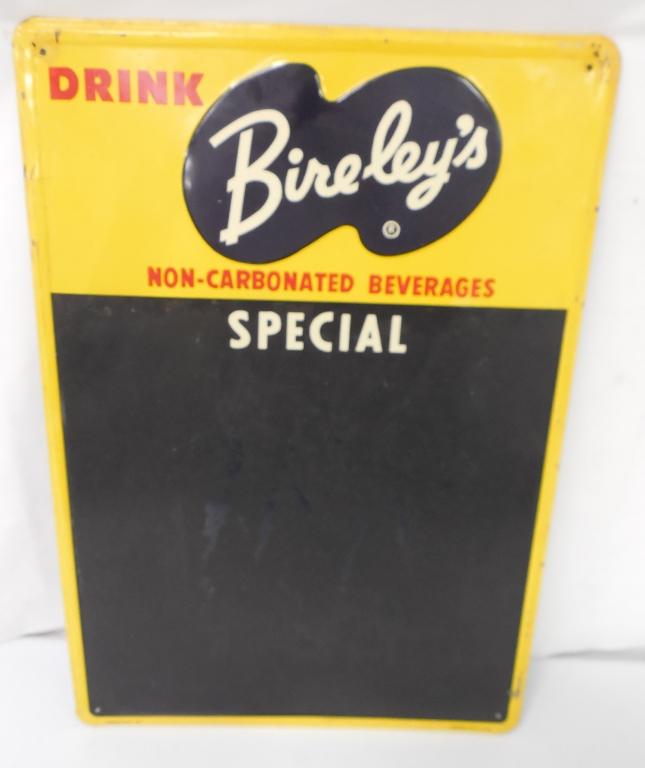 Bireley's Beverages Tin Menu Blackboard (1 of 8)