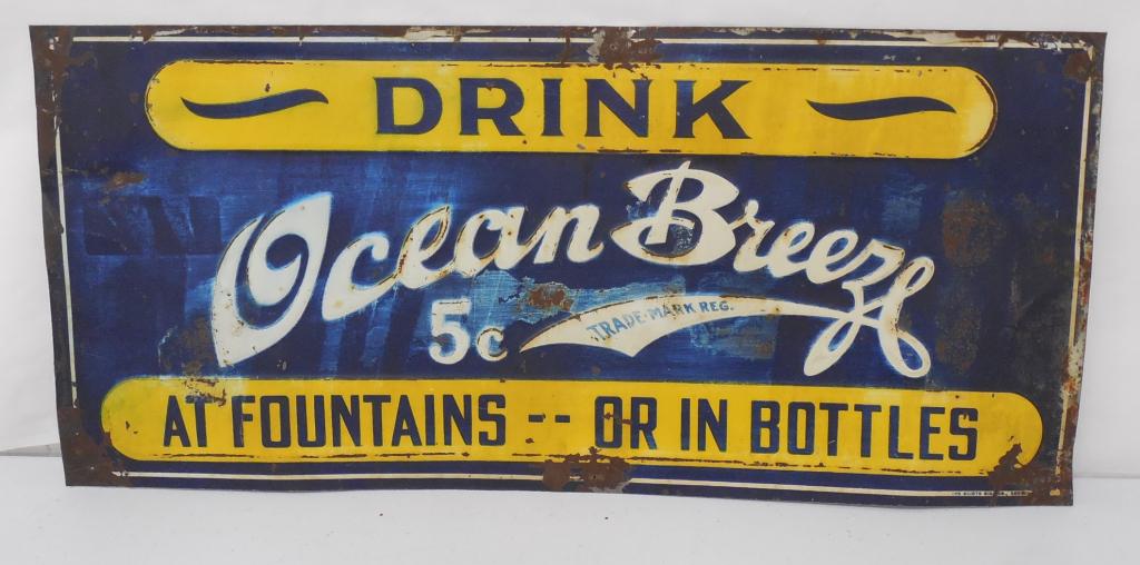 Ocean Breeze Drink Tin Sign (1 of 6)