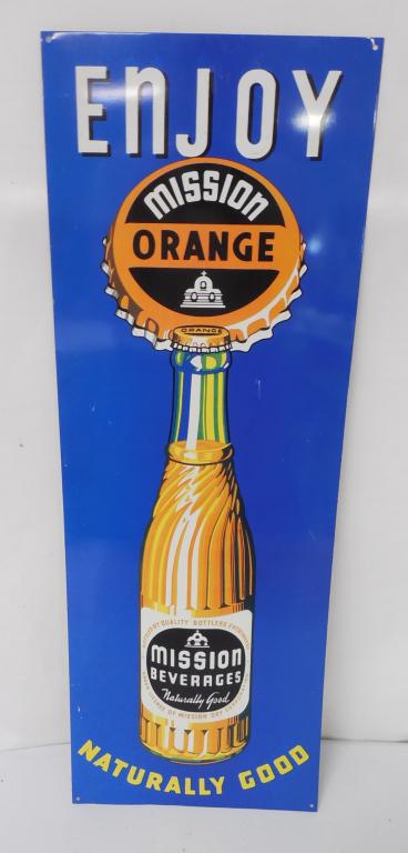 Mission Orange Tin Sign (1 of 7)