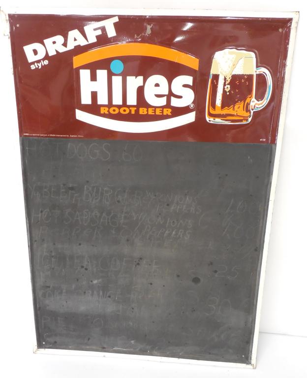 Hire's Root Beer Tin Menu Blackboard (1 of 8)