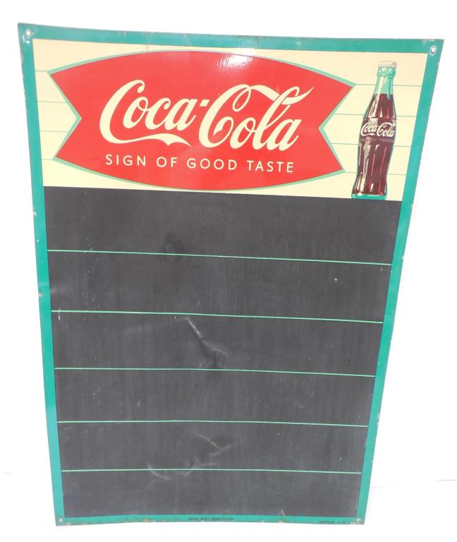 Coca -Cola Tin Menu Blackboard (1 of 7)