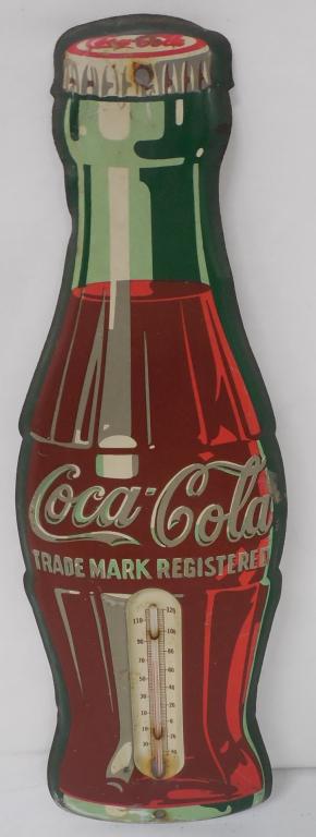 Coca-Cola Tin Bottle Thermometer (1 of 7)