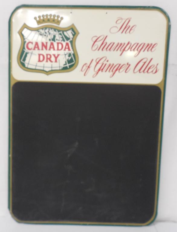 Canada Dry Tin Blackboard Sign (1 of 4)