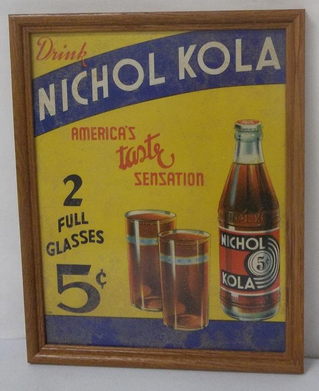 Nichol Cola Framed Advertisement (1 of 5)