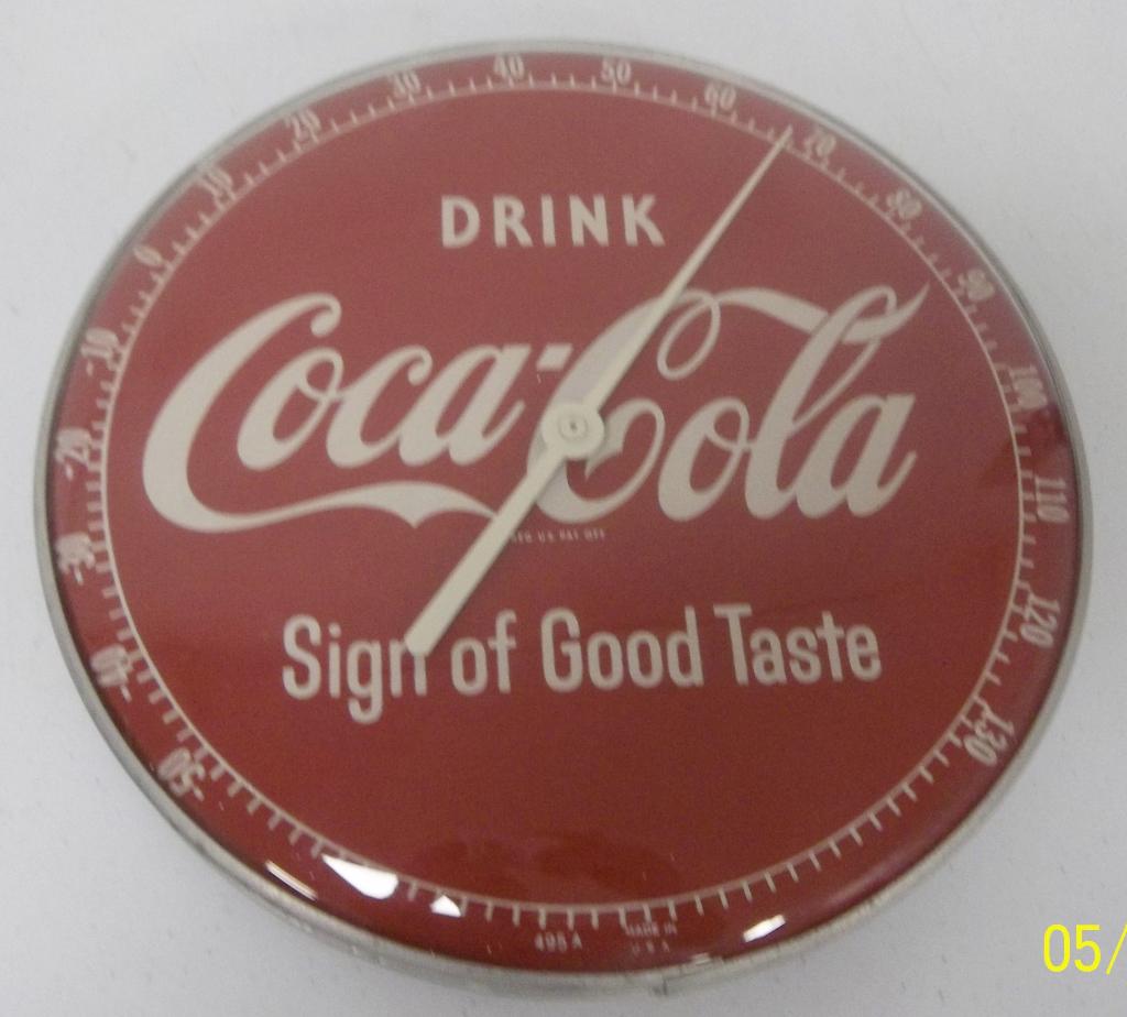 Coca-Cola Round Thermometer (1 of 4)