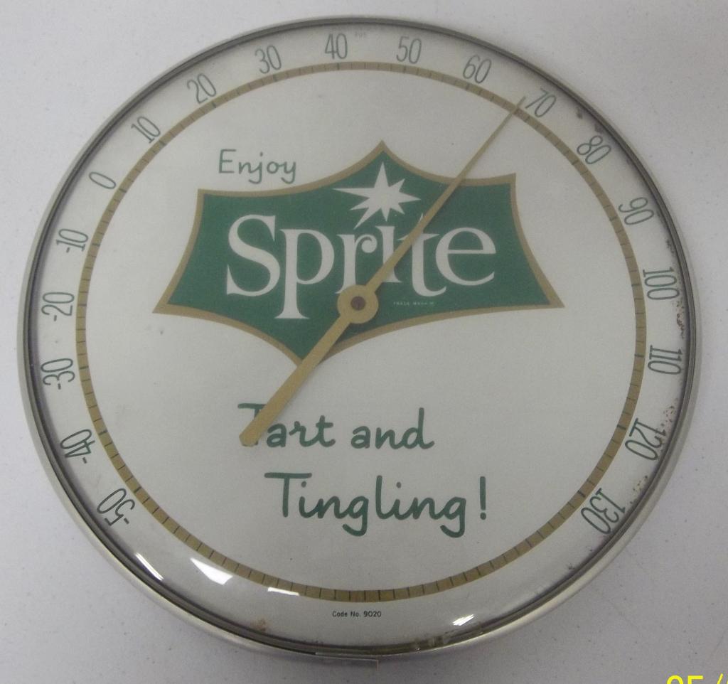 Sprite Round Tin Thermometer (1 of 4)
