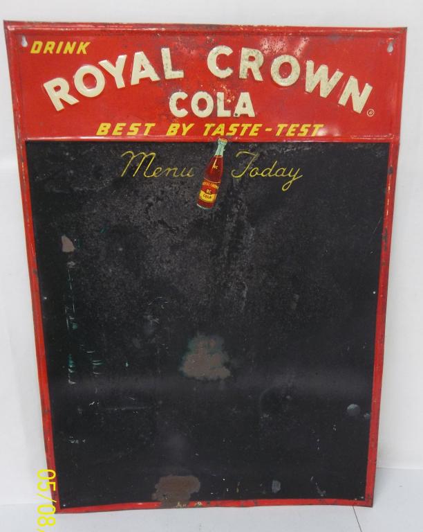 Royal Crown Cola Tin Menu Board (1 of 5)