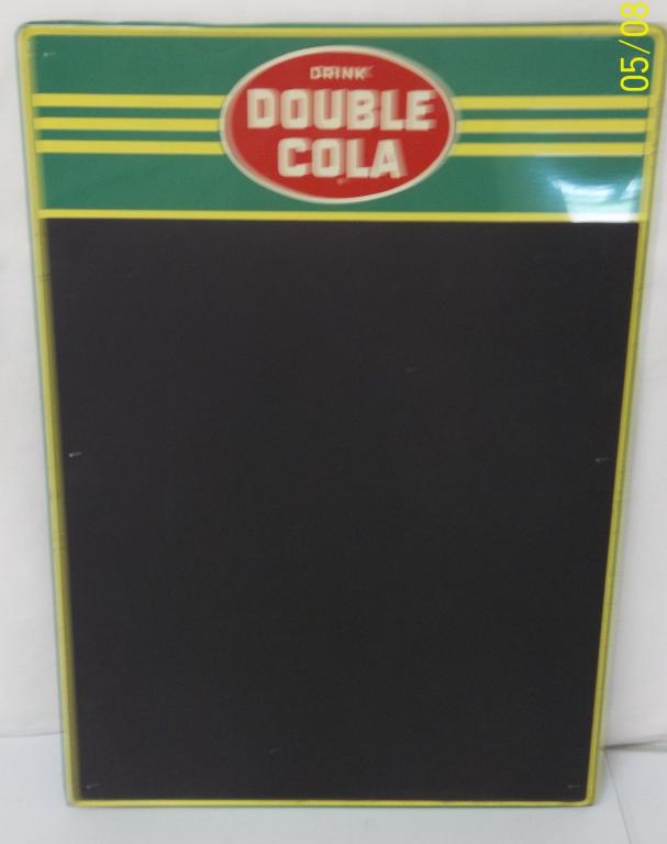 Double Cola Tin Menu Board Sign (1 of 7)