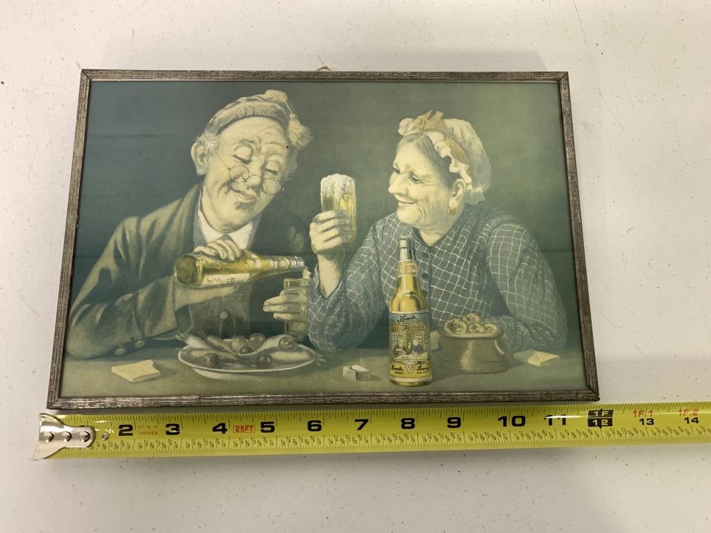 Krantz Brewing Co,Framed Advertising Picture (1 of 4)