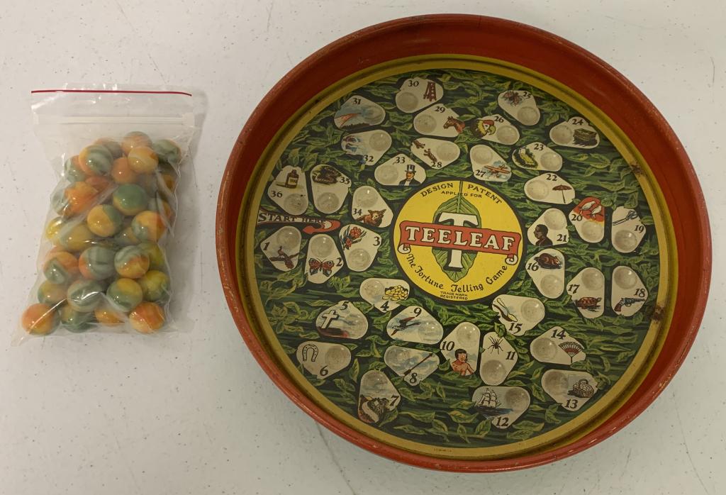 Lot of 2,Teeleaf Fortune Telling Tin Game (1 of 4)