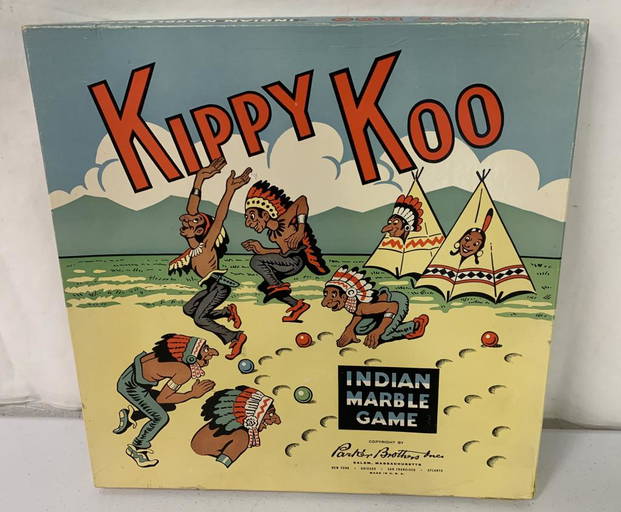 Kippy Koo Indian Marble Game in Box Jul 10, 2021 Rentzel's Auction