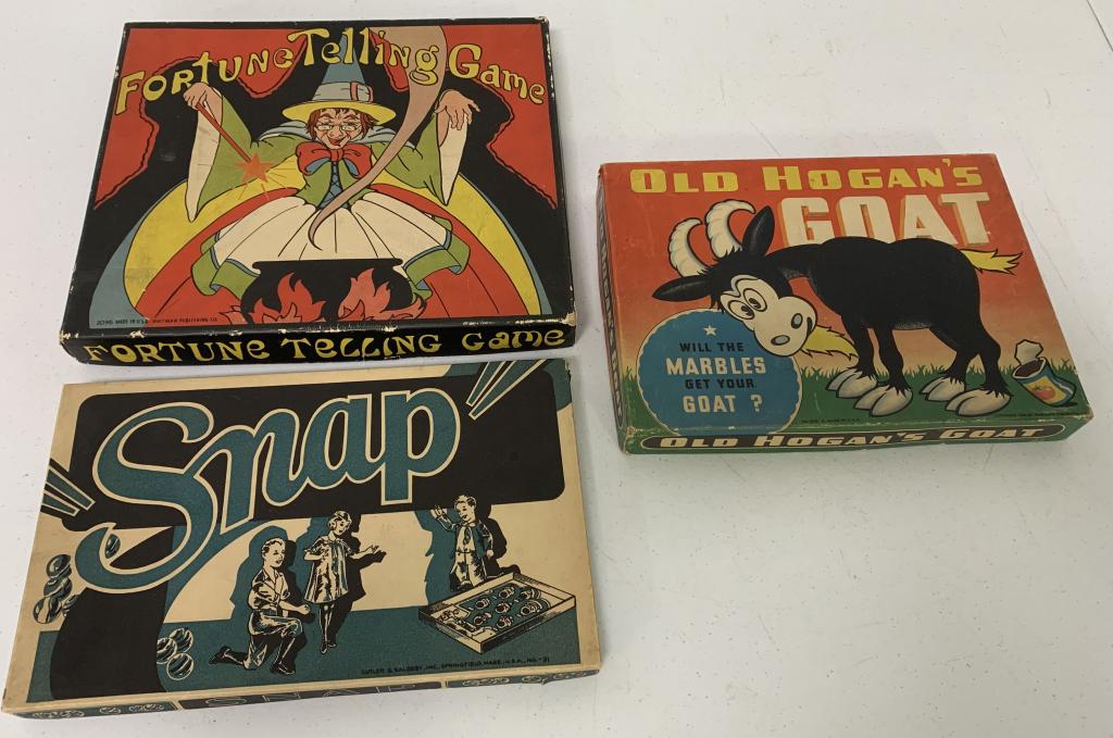 lot of 3 games Snap, Old Hogan's Goat & other (1 of 2)
