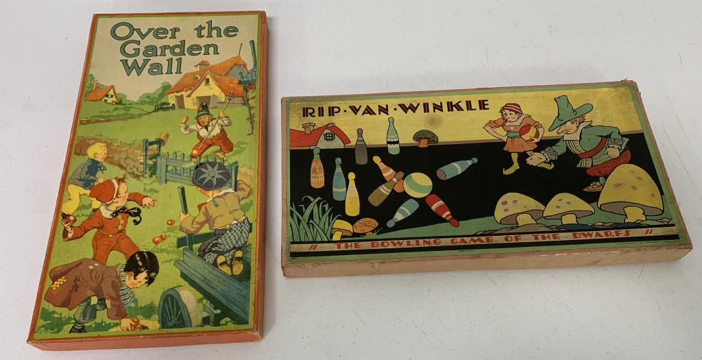 lot of 2 games Rip Van Winkle, Over the Garden Wal (1 of 2)