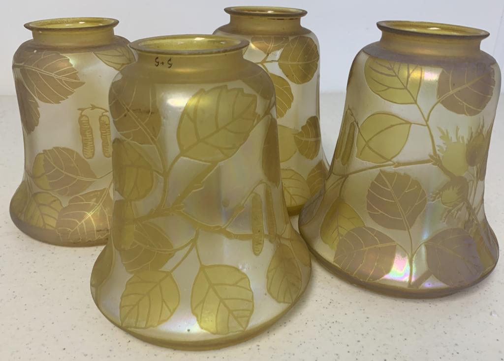 Lot of 4 Marigold Iridescent Shades (1 of 3)