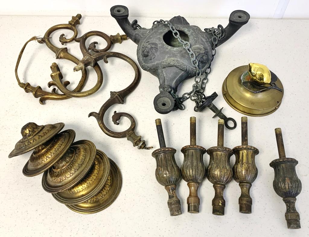 Lot of 15 Assorted Lamp Parts (1 of 6)