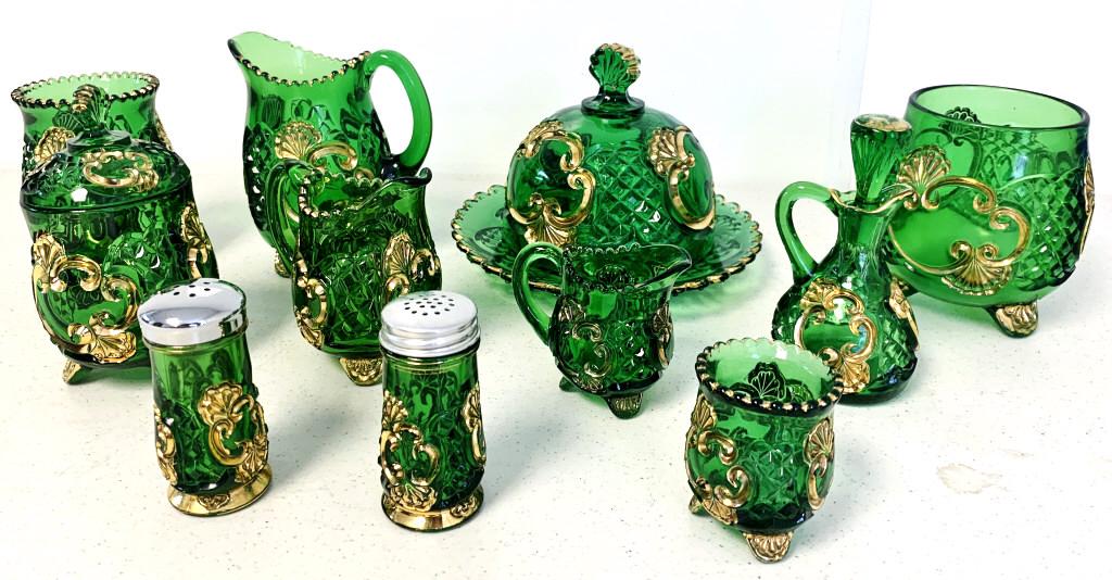 Lot of 11,Victorian EAPG Emerald Croesus (1 of 12)