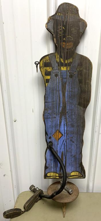 Black Americana "Sprinkling Sambo": lawn sprinkler 32'' tall