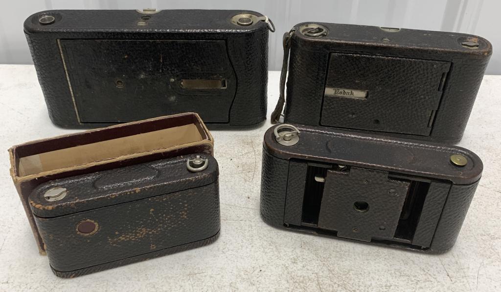 Lot of 4 Kodak Folding Cameras (1 of 5)