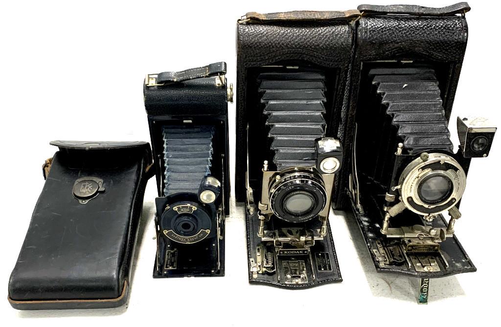 Lot of 3 Kodak Folding Cameras (1 of 6)