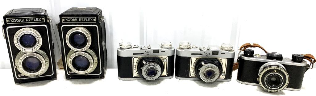 Lot of 5 Cameras Kodak 35 and Others (1 of 3)
