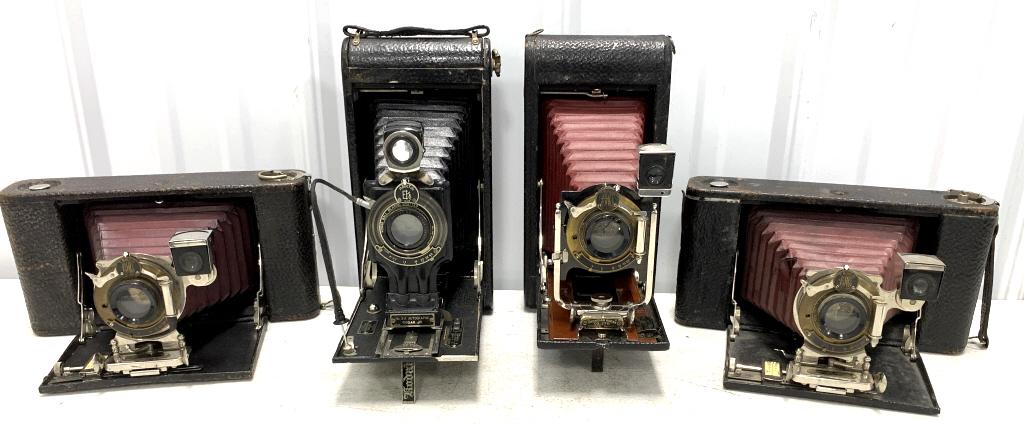 Lot of 4 Kodak Folding Cameras (1 of 5)