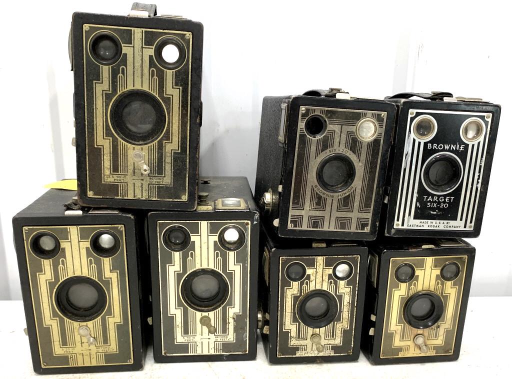 Lot of 6 Kodak Brownie Cameras (1 of 5)