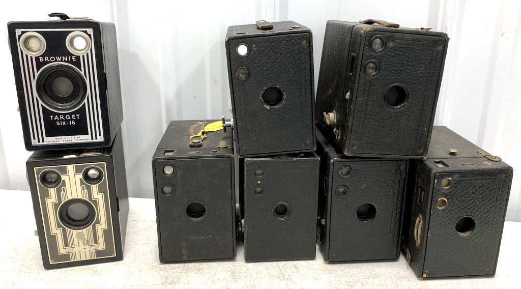 Lot of 8 Kodak Brownie Cameras (1 of 5)