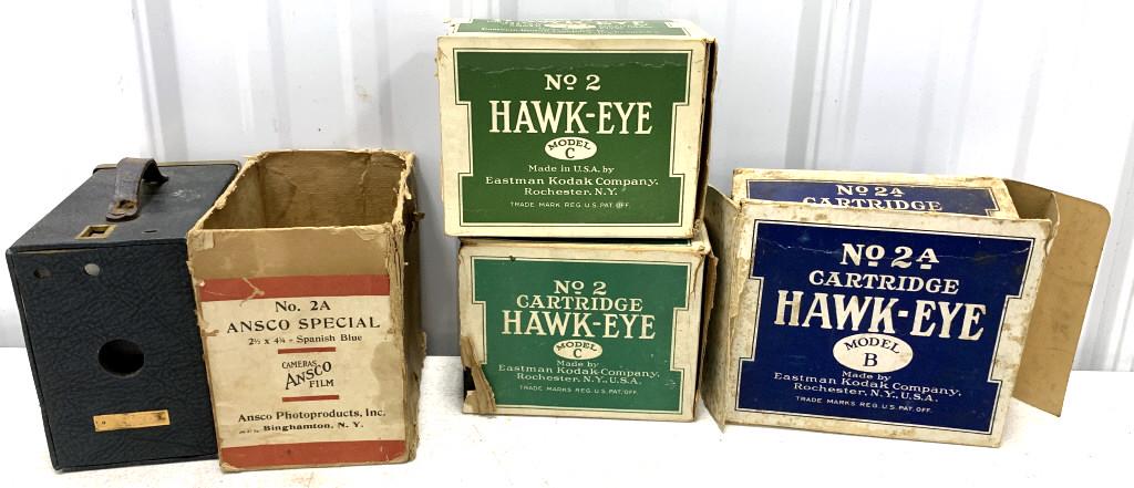 Lot of 4 Cameras With Original Boxes Kodak/Ansc (1 of 4)