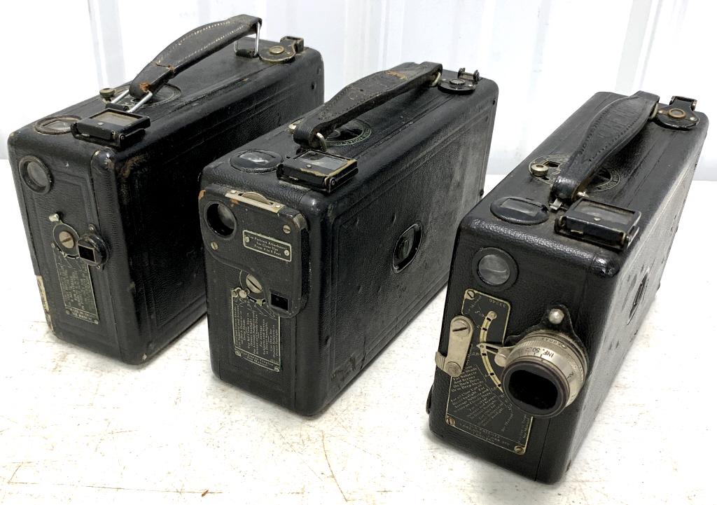Lot of 3 Cine Kodak Movie Cameras: see photos as is
