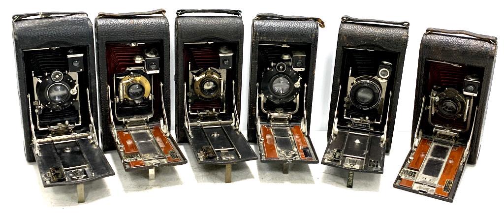 Lot of 6 Kodak Folding Cameras (1 of 4)