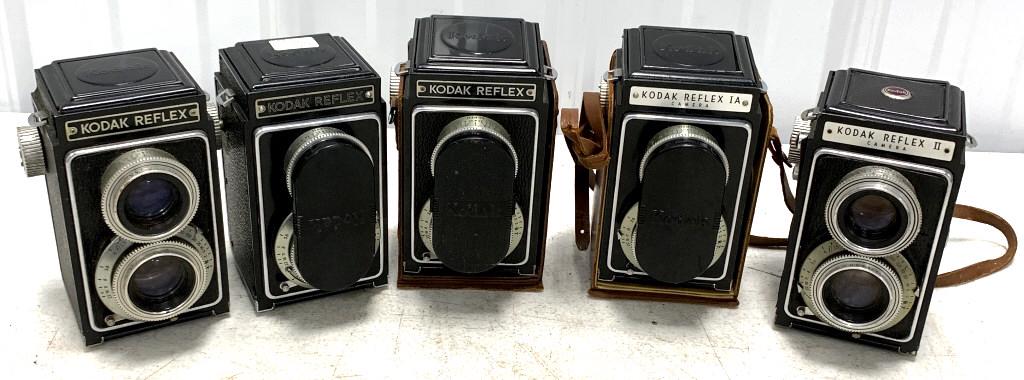 Lot of 5 Kodak Reflex Cameras (1 of 5)