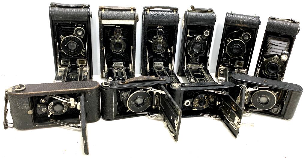 Lot of 10 Kodak Folding Cameras (1 of 5)