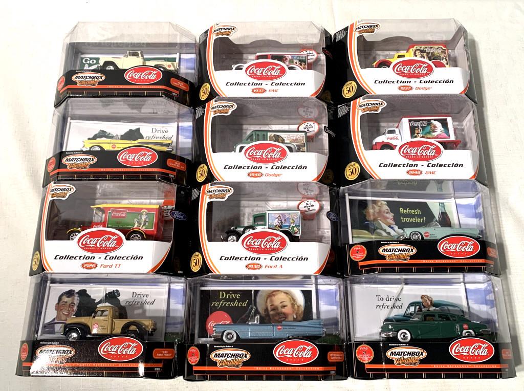 lot of 12 Matchbox Coca Cola Collectibles (1 of 7)