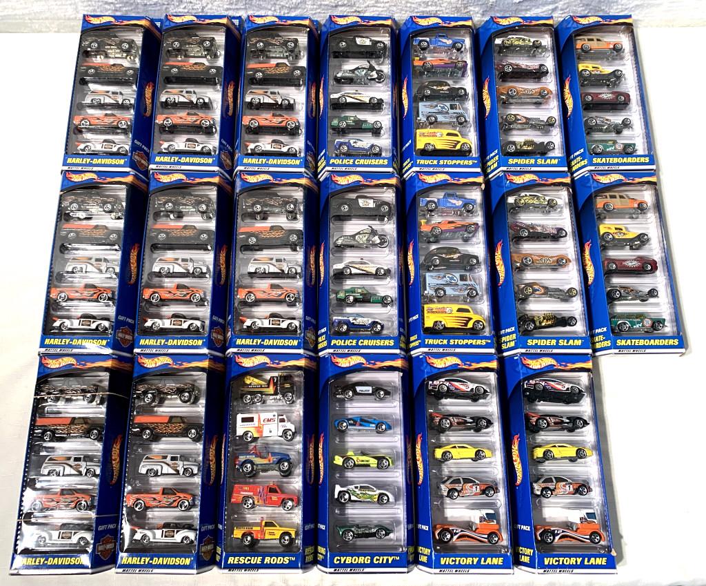 lot of 20 Hot Wheels gift packs, Harley & others (1 of 9)